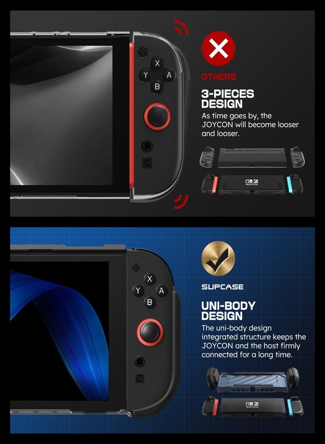 SUPCASE for Nintendo Switch 2 Case 2025 (Unicorn Beetle Pro), [Military-Grade Protection] [Magnetic Joy Con Controllers Friendly] Dockable Integrated Cover Accessories for Nintendo Switch 2, Tilt - Image 4